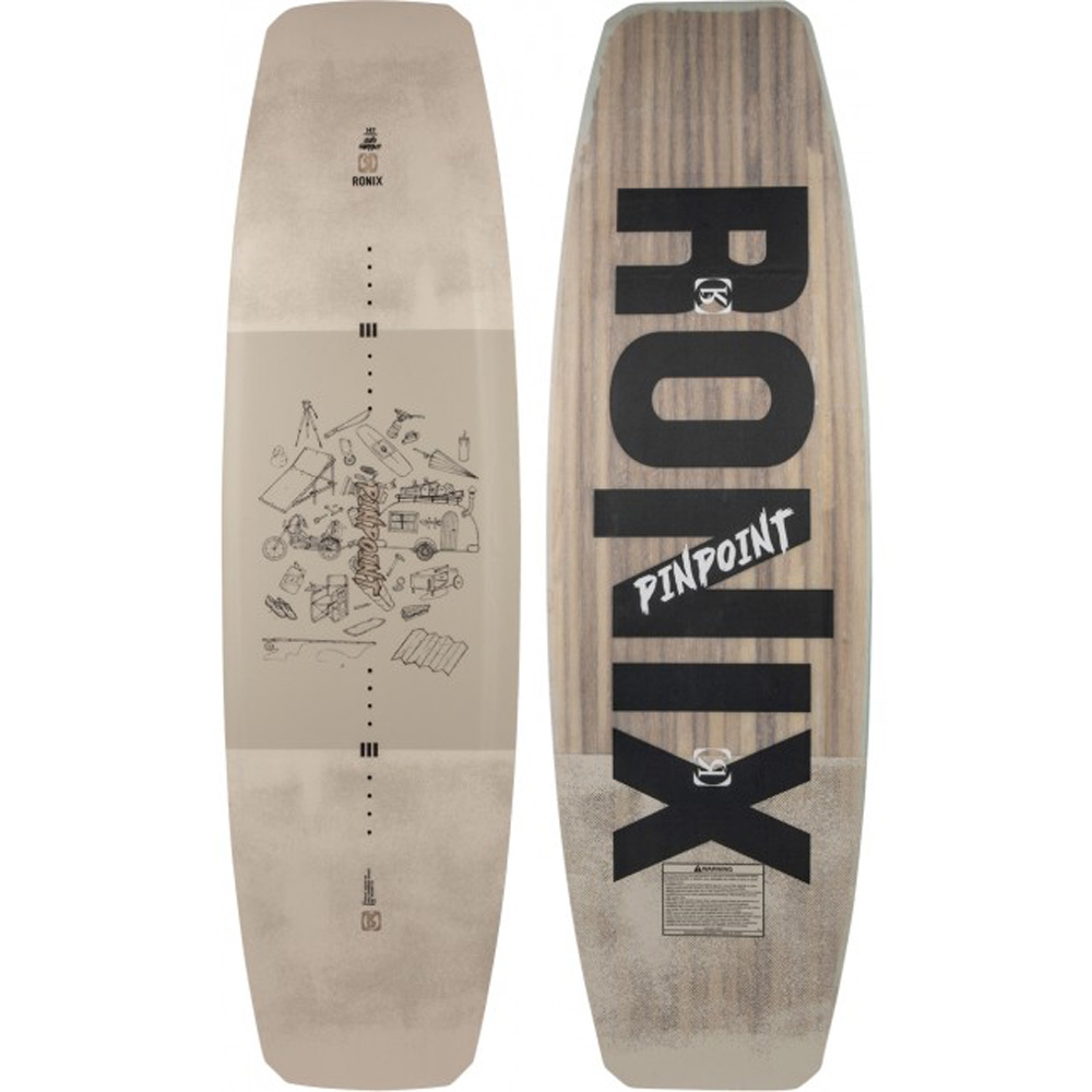Ronix Pinpoint wakeboard set 142 cm met Parks bindingen 2