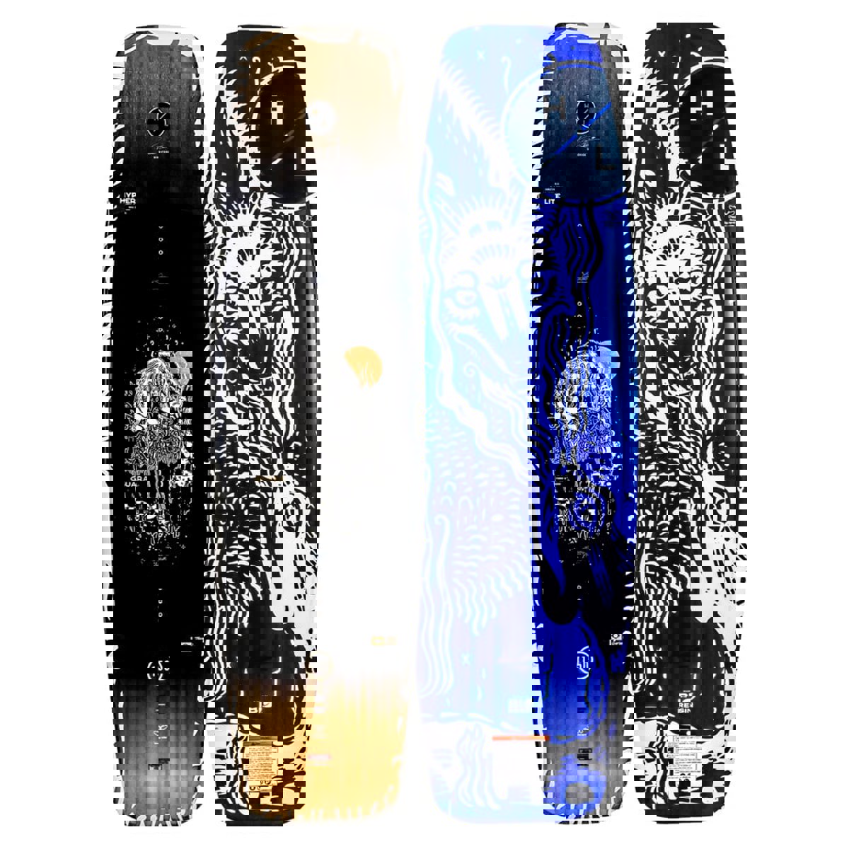 Hyperlite Guara wakeboard set 150 cm met Zero2 bindingen 12