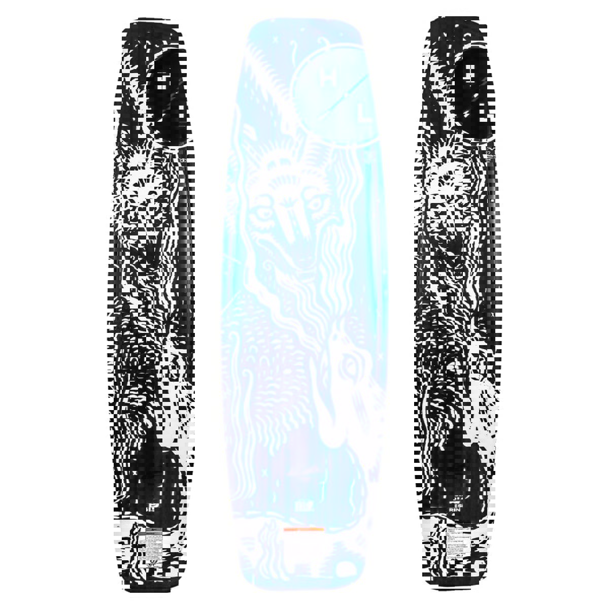 Hyperlite Guara wakeboard set 150 cm met Zero2 bindingen 13