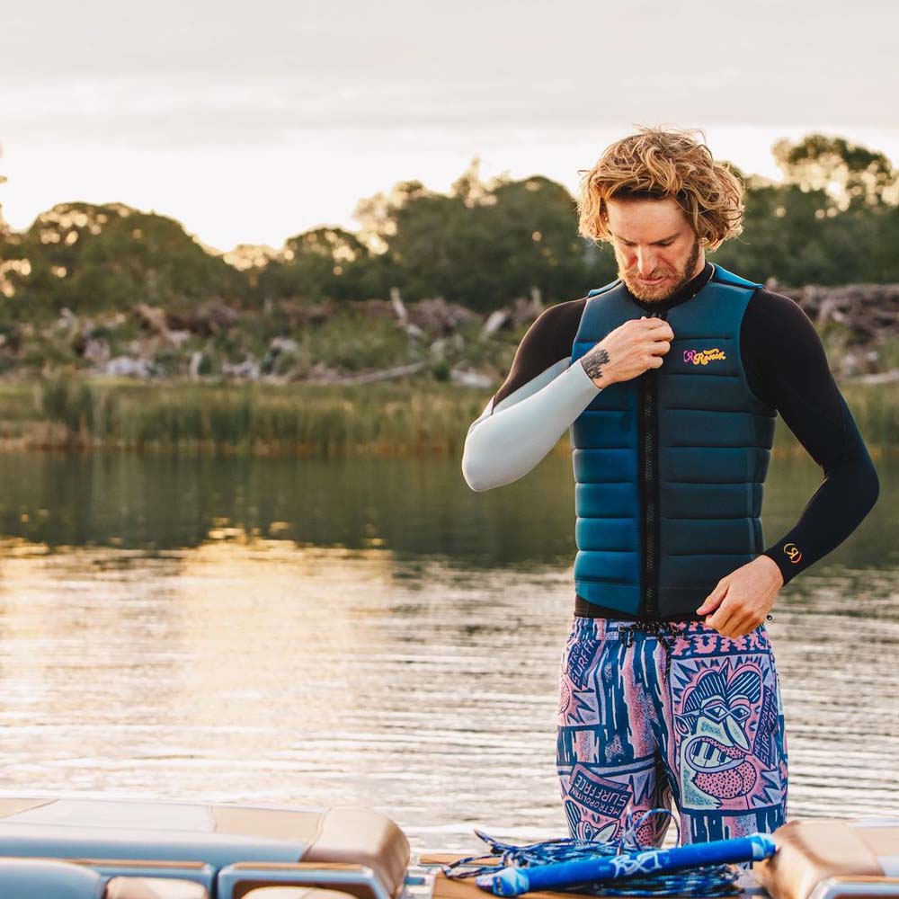 Ronix Purple Haze impact shield blauw/grijs 7