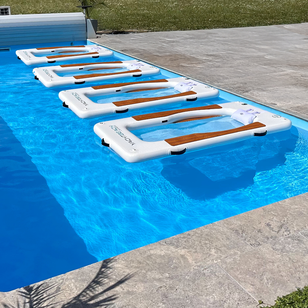 Yacht Beach in-water lounger 6