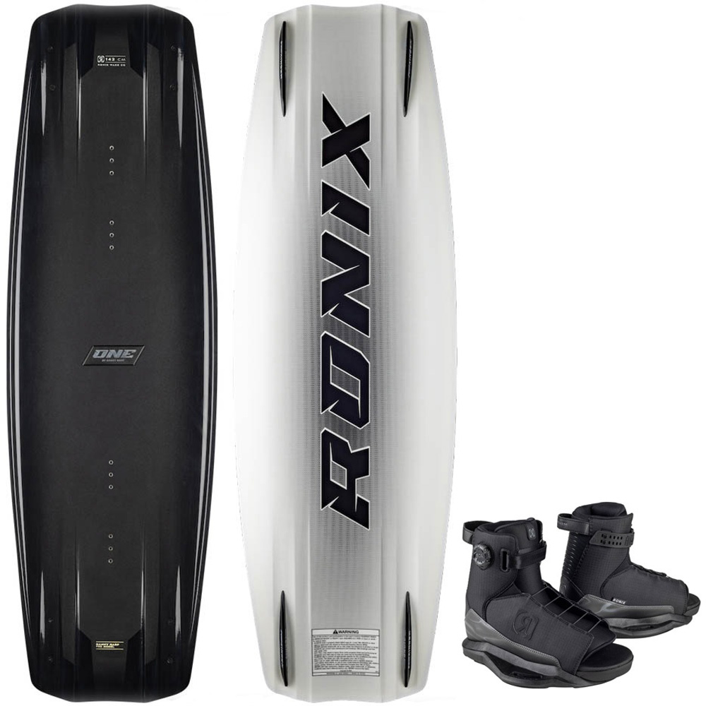 Ronix One Legacy 142 cm wakeboard set met Anthem Boa bindingen foto 1