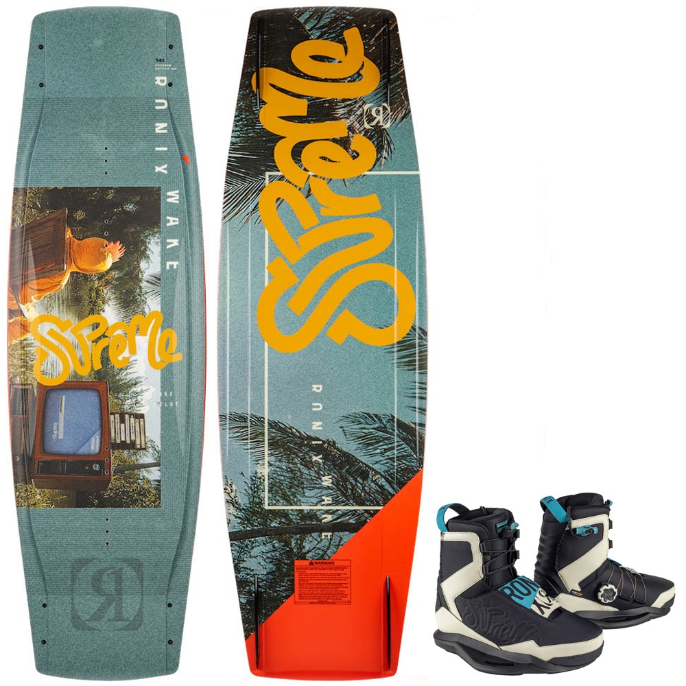 Ronix Supreme 145 cm wakeboard set met Supreme Boa bindingen foto 1