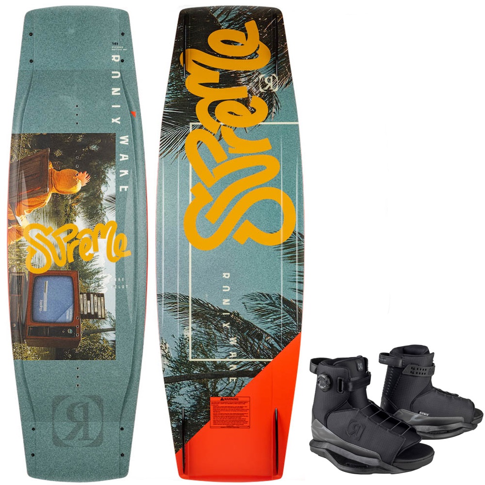 Ronix Supreme 145 cm wakeboard set met Anthem Boa bindingen foto 1