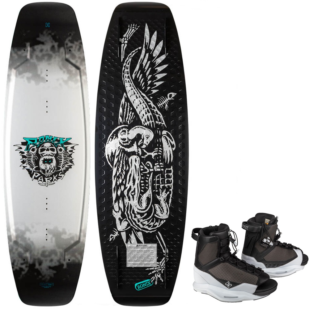 Ronix Parks wakeboard set 143 cm met District bindingen foto 1