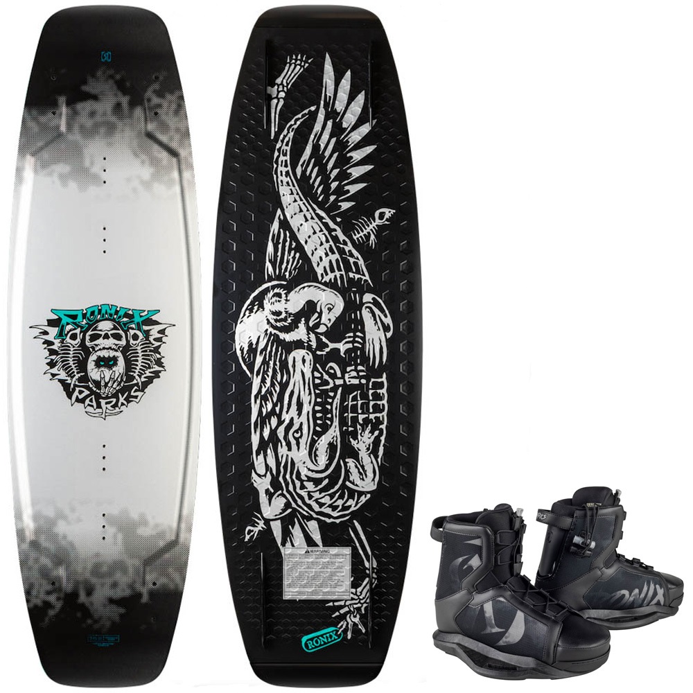 Ronix Parks wakeboard set 143 cm met Parks bindingen foto 1