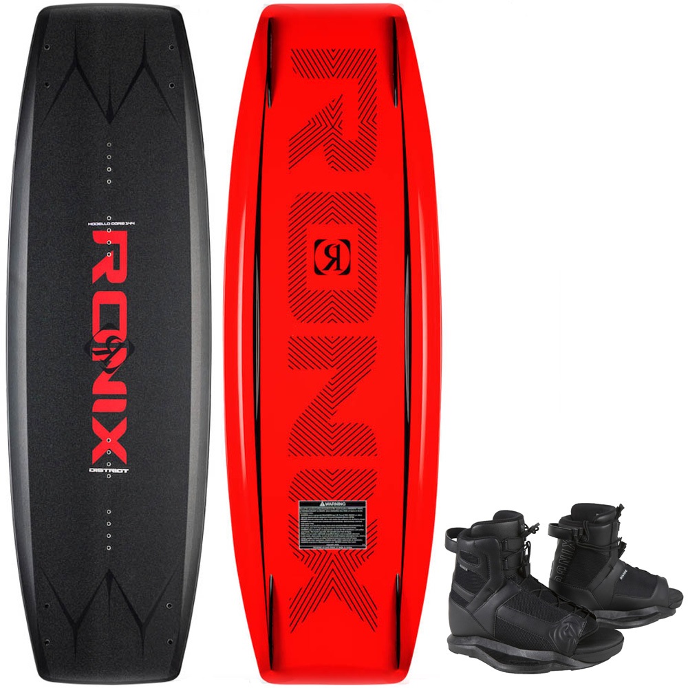 District wakeboard set 134 cm met Divide bindingen