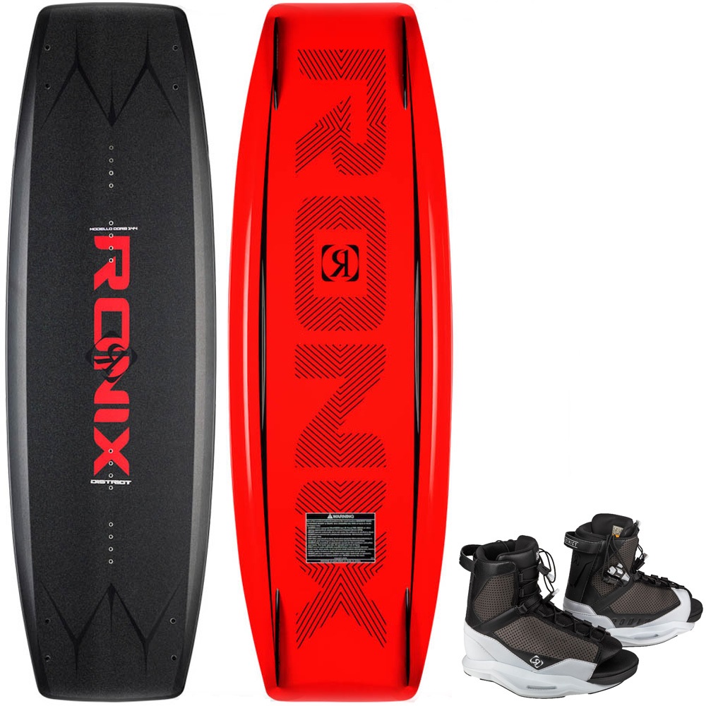 District wakeboard set 138 cm met District bindingen