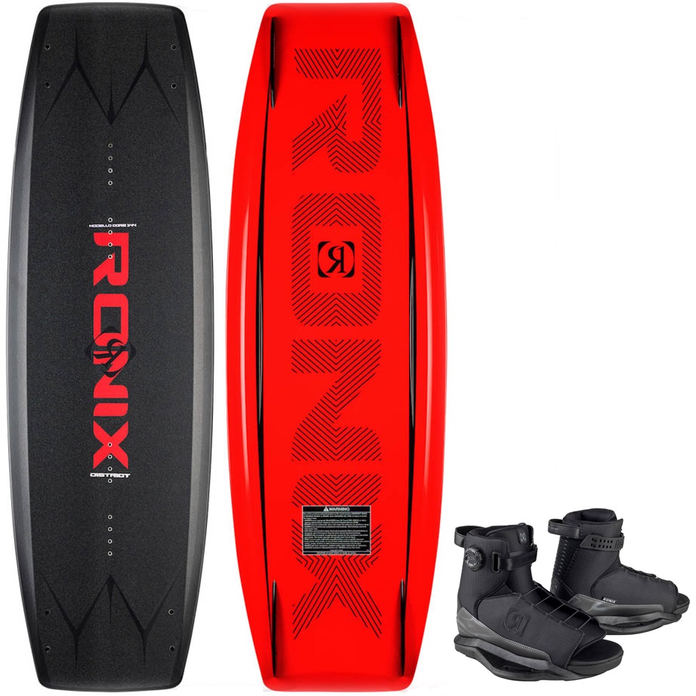 District wakeboard set 150 cm met Anthem Boa bindingen