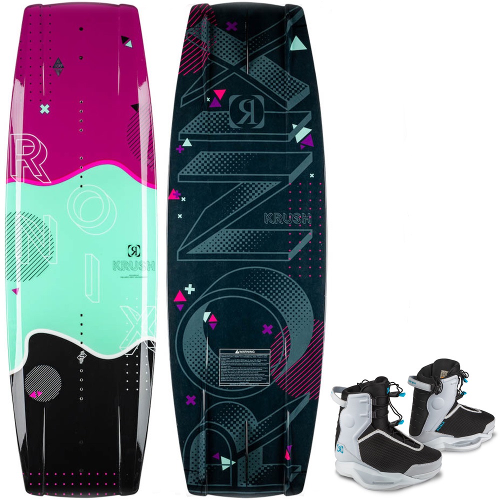 Ronix Krush wakeboard set 135 cm met Vision Pro bindingen foto 1
