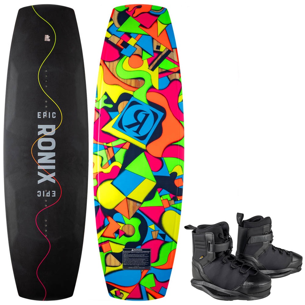 Ronix Epic wakeboard set 145 cm met Footprint bindingen foto 1