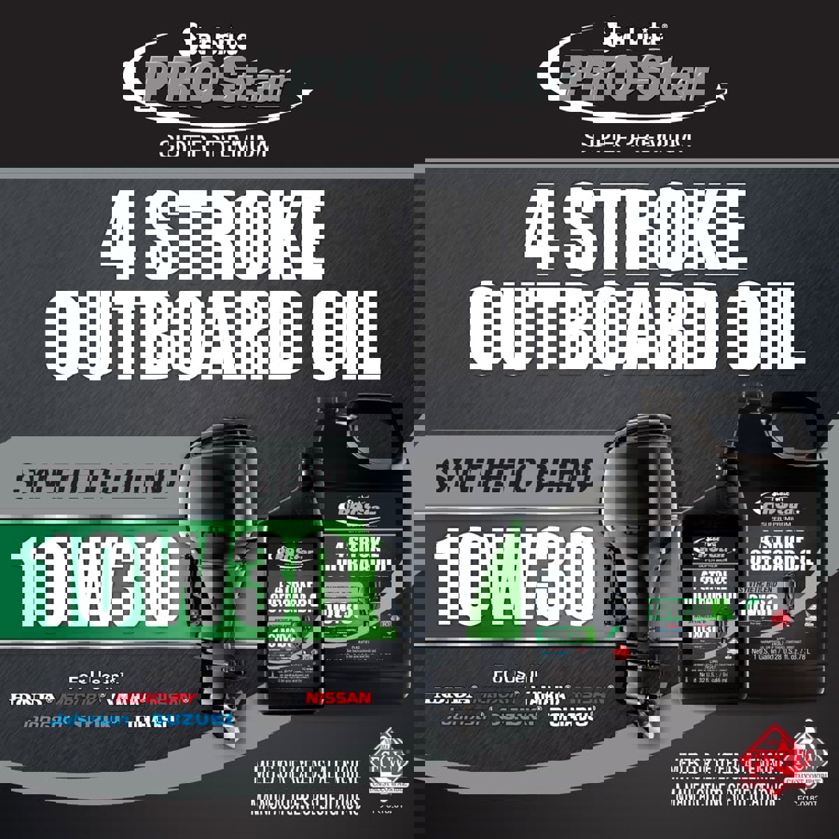 Starbrite super premium synthetische 4 takt motorolie 10w30 3800 ml 8