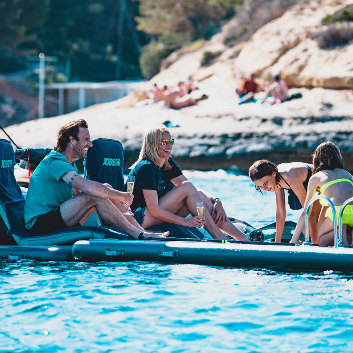 Jobe Chair handdoek Midnight blauw 6