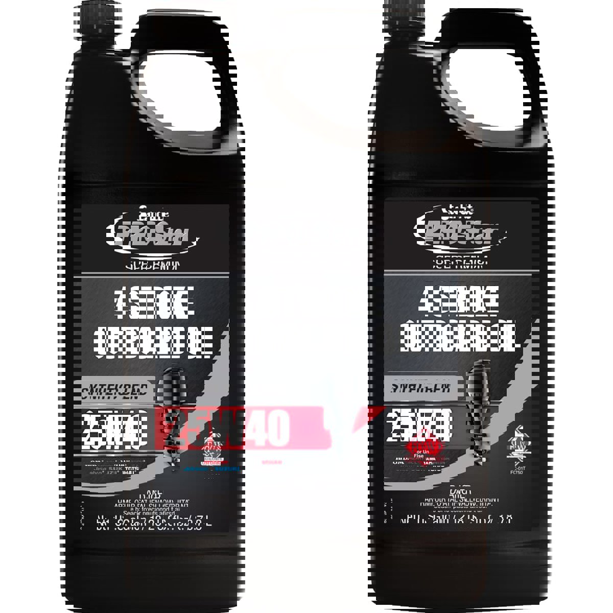Starbrite super premium synthetische 4 takt motorolie 25w40 3800 ml foto 1