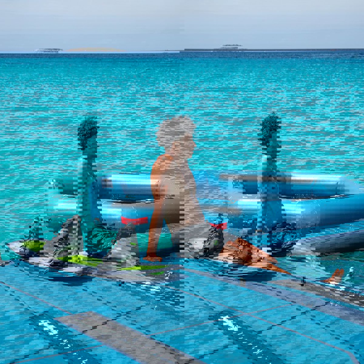 Jobe Infinity Island opblaasbaar platform met luchtpomp 15