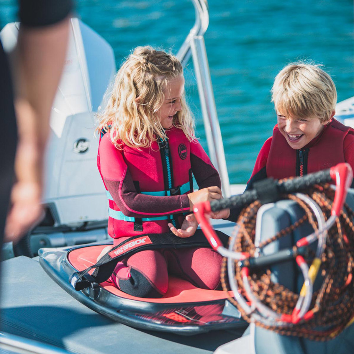 Jobe Boston 3/2mm Wetsuit kind rood 6