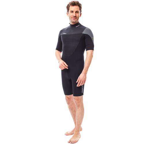 Perth 3/2 grijs heren wetsuit shorty