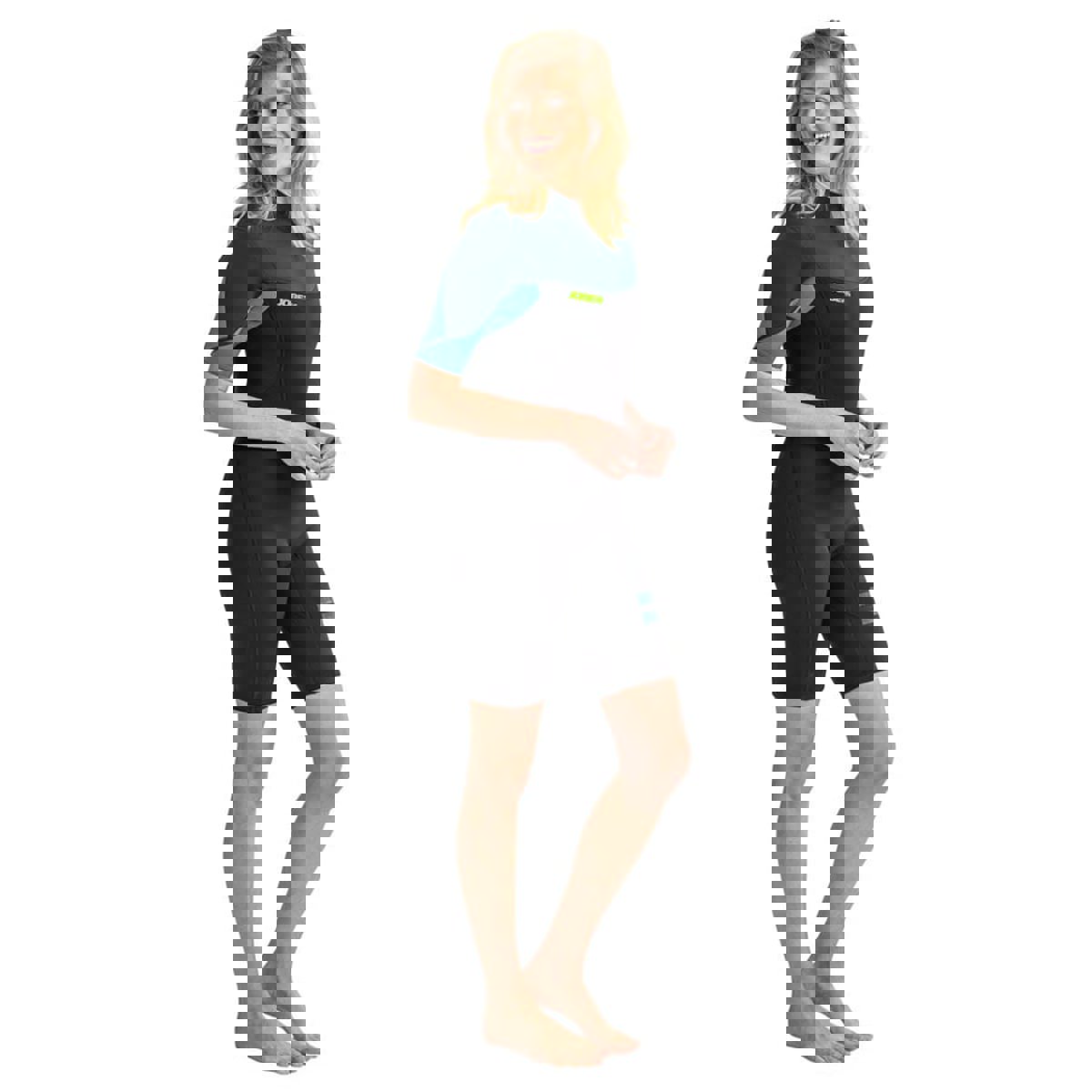 Jobe Sofia shorty 3/2mm wetsuit dames blauw 5