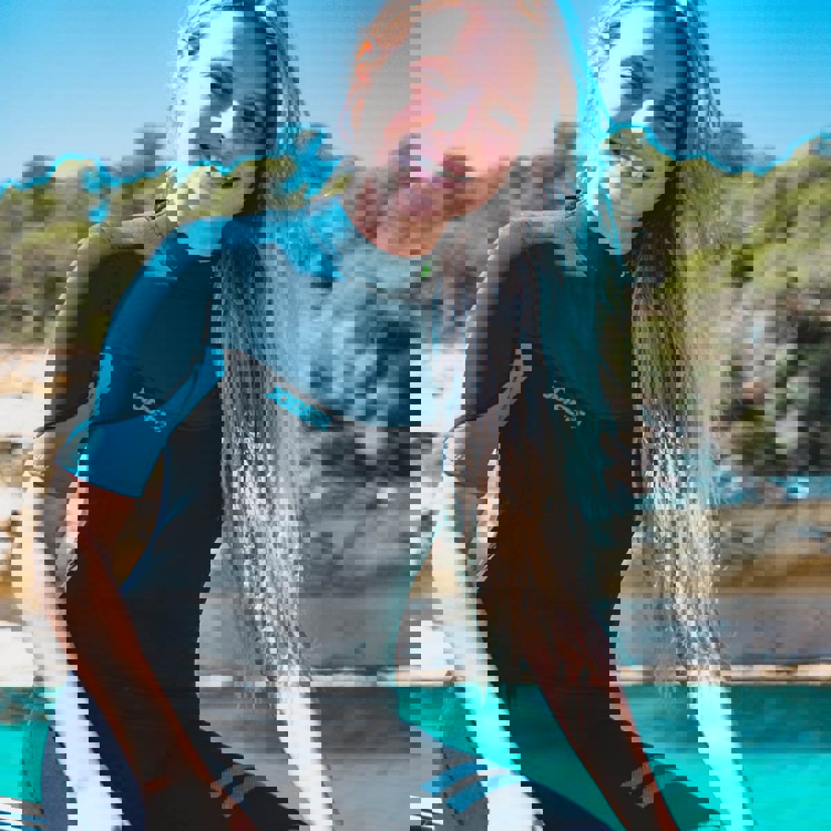 Jobe Sofia shorty 3/2mm wetsuit dames blauw 6