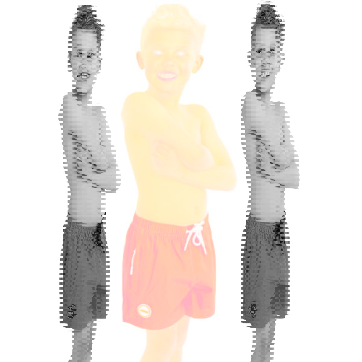 Jobe Swimshort Boys Fire oranje 5