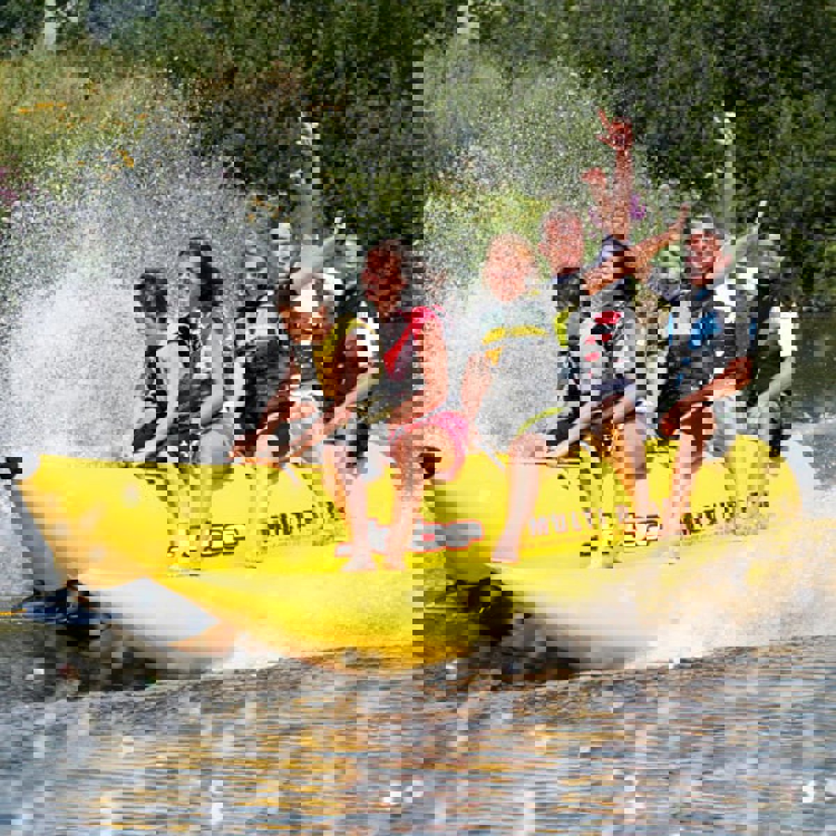 Jobe Watersled 3persoons opblaasbare banaan 6