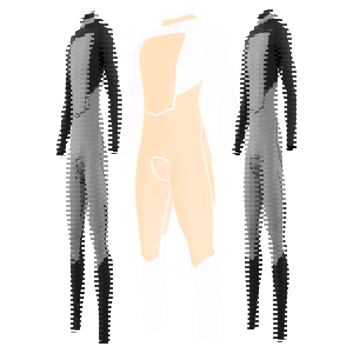 Mystic Marshall Fullsuit 5/3mm rugrits Zwart heren wetsuit 5