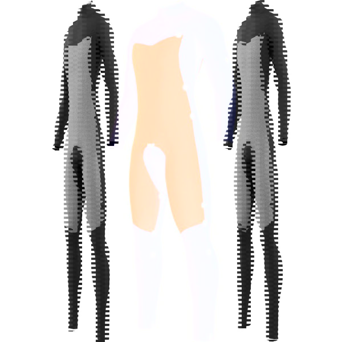 Mystic Star Fullsuit 4/3mm dubbele borstrits Zwart heren wetsuit 6