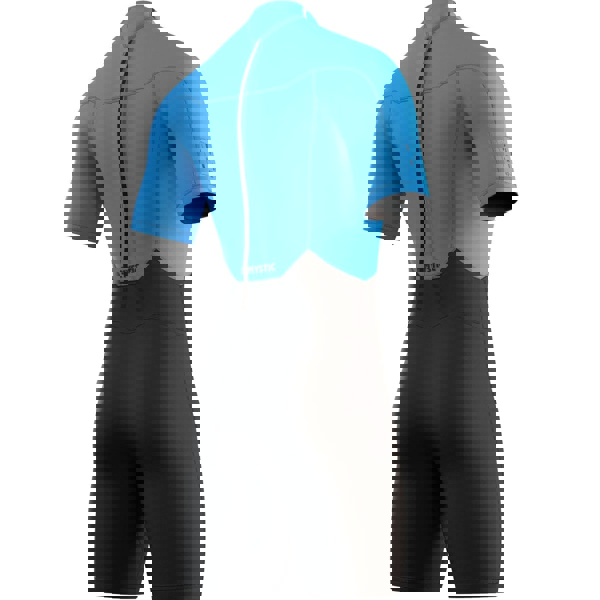 Mystic Brand Shorty 3/2mm rugrits Flatlock blauw heren wetsuit 5