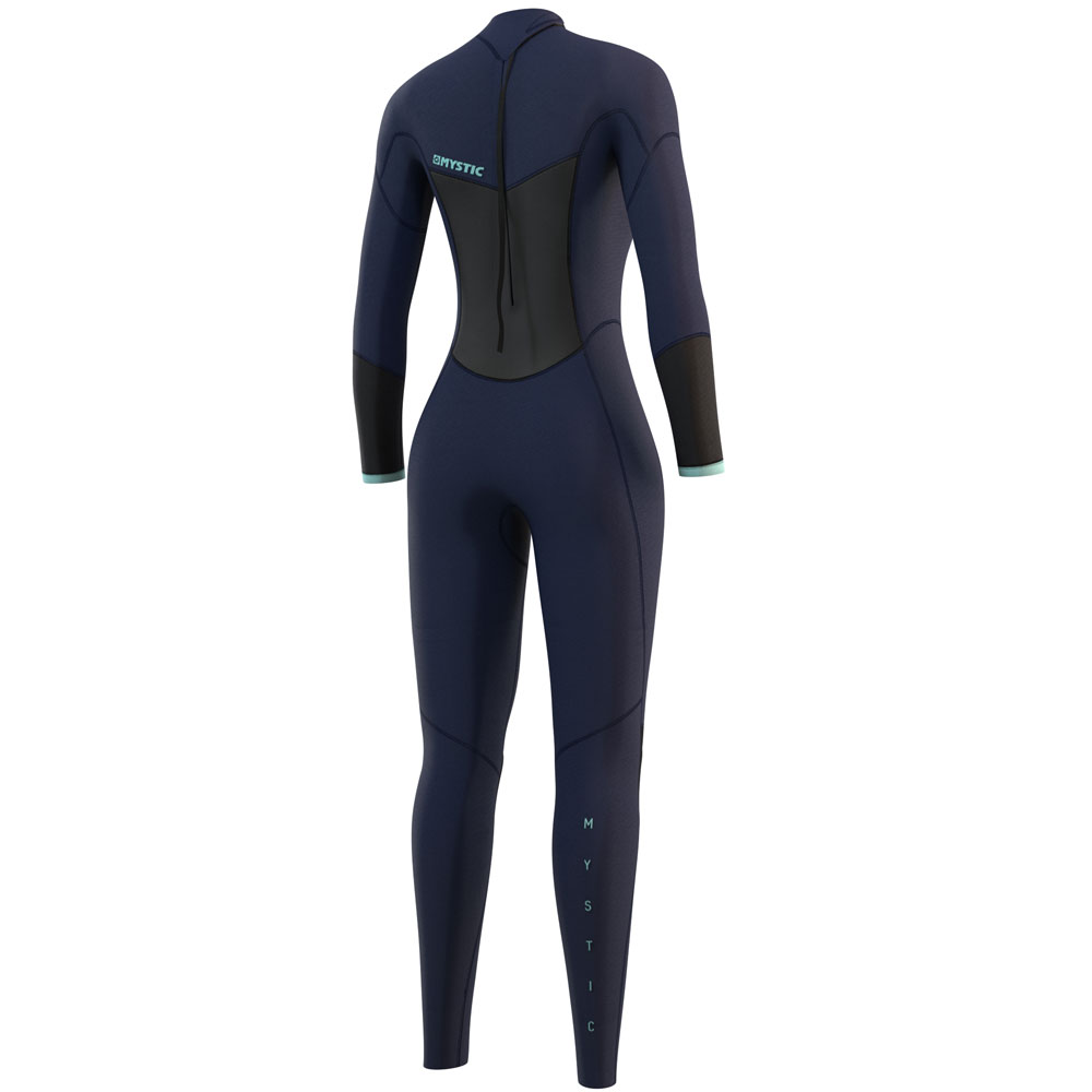 Brand Fullsuit 3/2mm rugrits Flatlock dames Night blauw