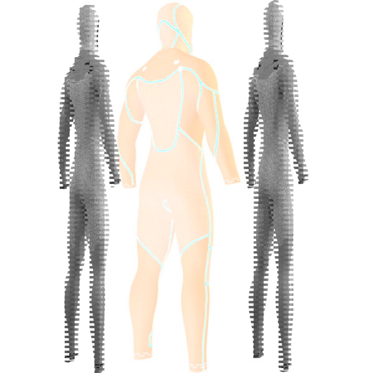 Mystic Voltt Hooded fullsuit 6/4/3 mm borstrits heren zwart 10