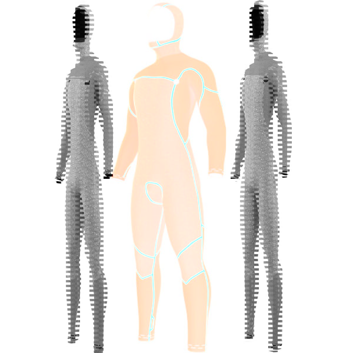 Mystic Voltt Hooded fullsuit 6/4/3 mm borstrits heren zwart 7