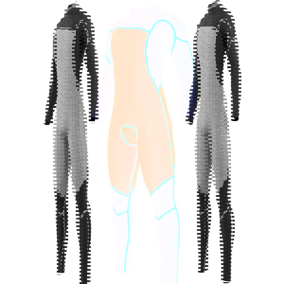 Mystic Majestic fullsuit 5/4mm borstrits  heren zwart 8