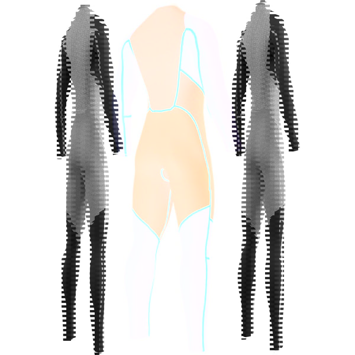 Mystic Majestic fullsuit 5/4mm rugrits heren zwart 8