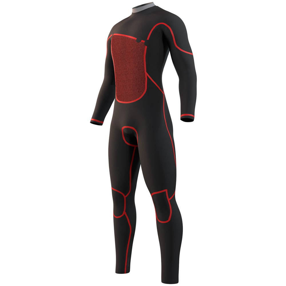 Mystic The One fullsuit 4/3mm Zipfree heren donker grijs 3