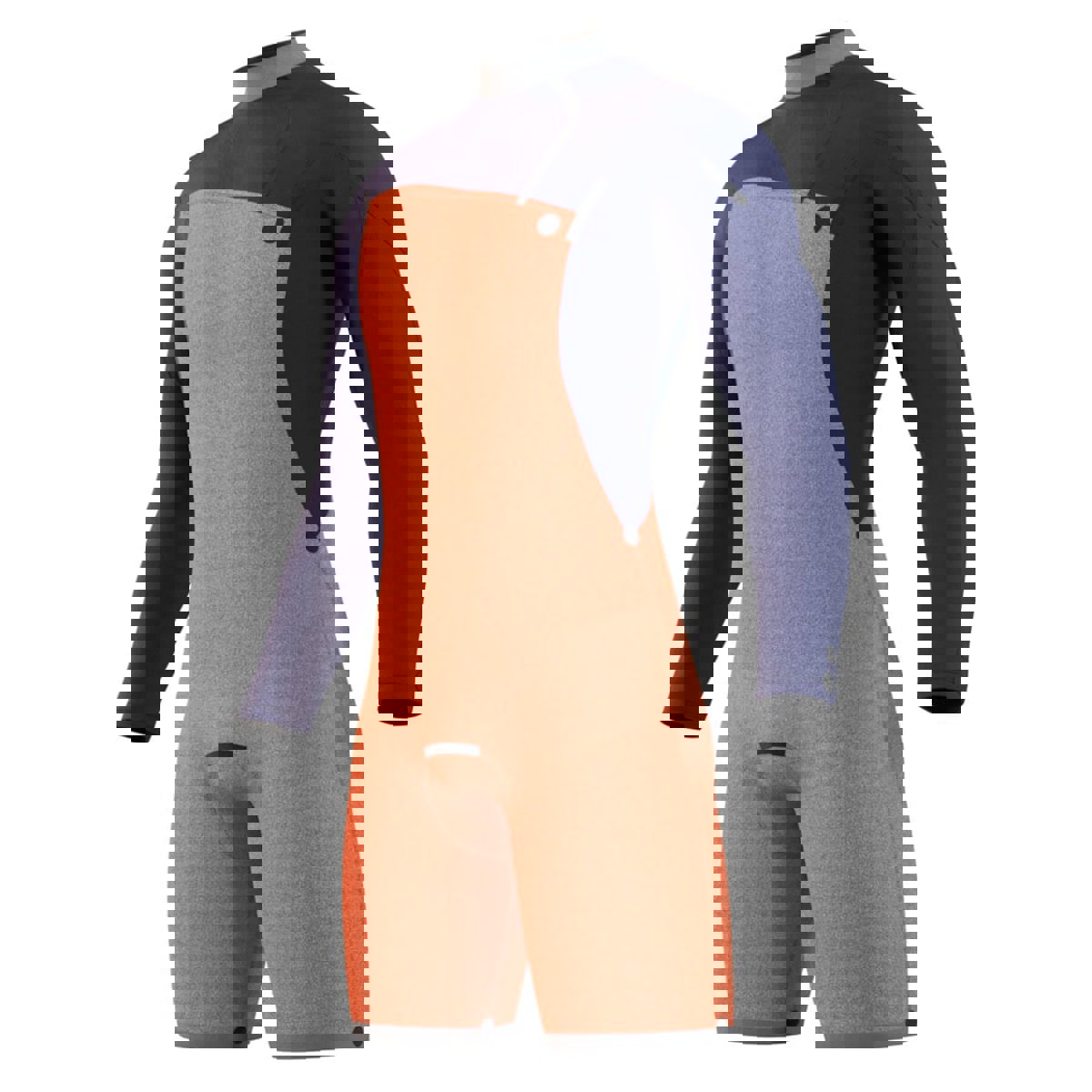 Mystic Marshall Longarm Shorty 3/2mm borstrits heren blauw / geel 6