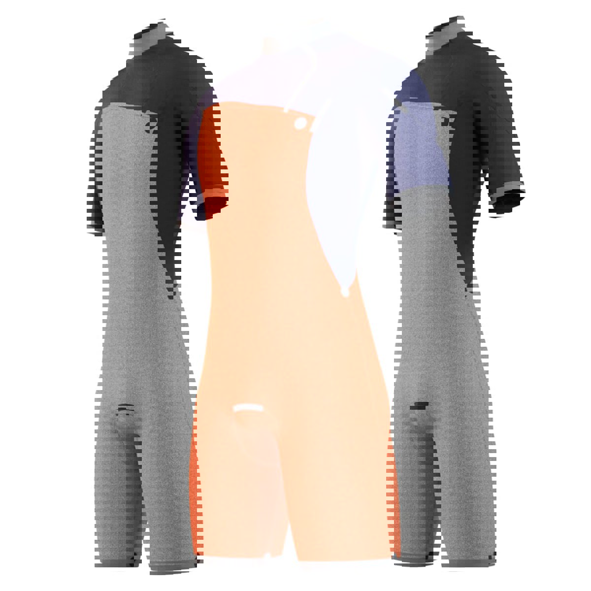 Mystic Marshall Shorty 3/2mm borstrits heren zwart/ grijs 9