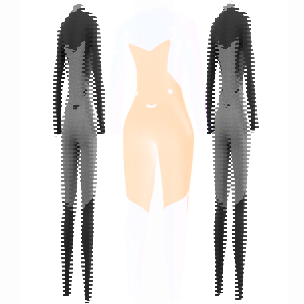 Mystic Dazzled fullsuit 3/2mm dubbele borstrits dames night blauw 7