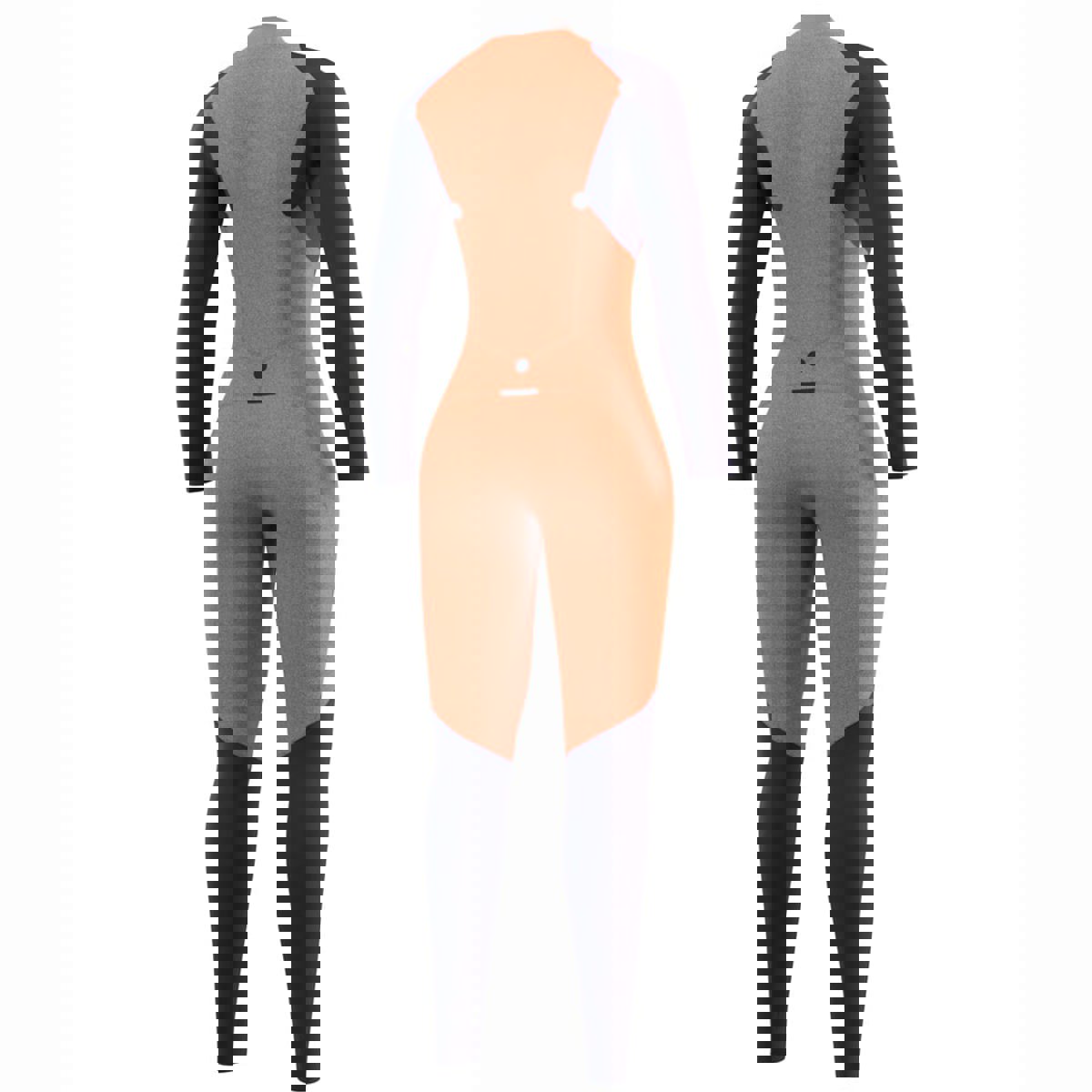 Mystic Dazzled fullsuit 5/3mm rugrits dames night blauw 7