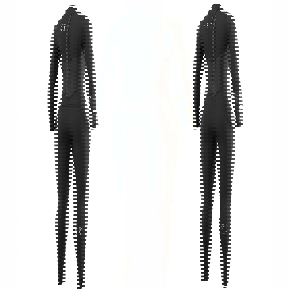 Mystic Dazzled fullsuit 5/3mm rugrits dames zwart 5