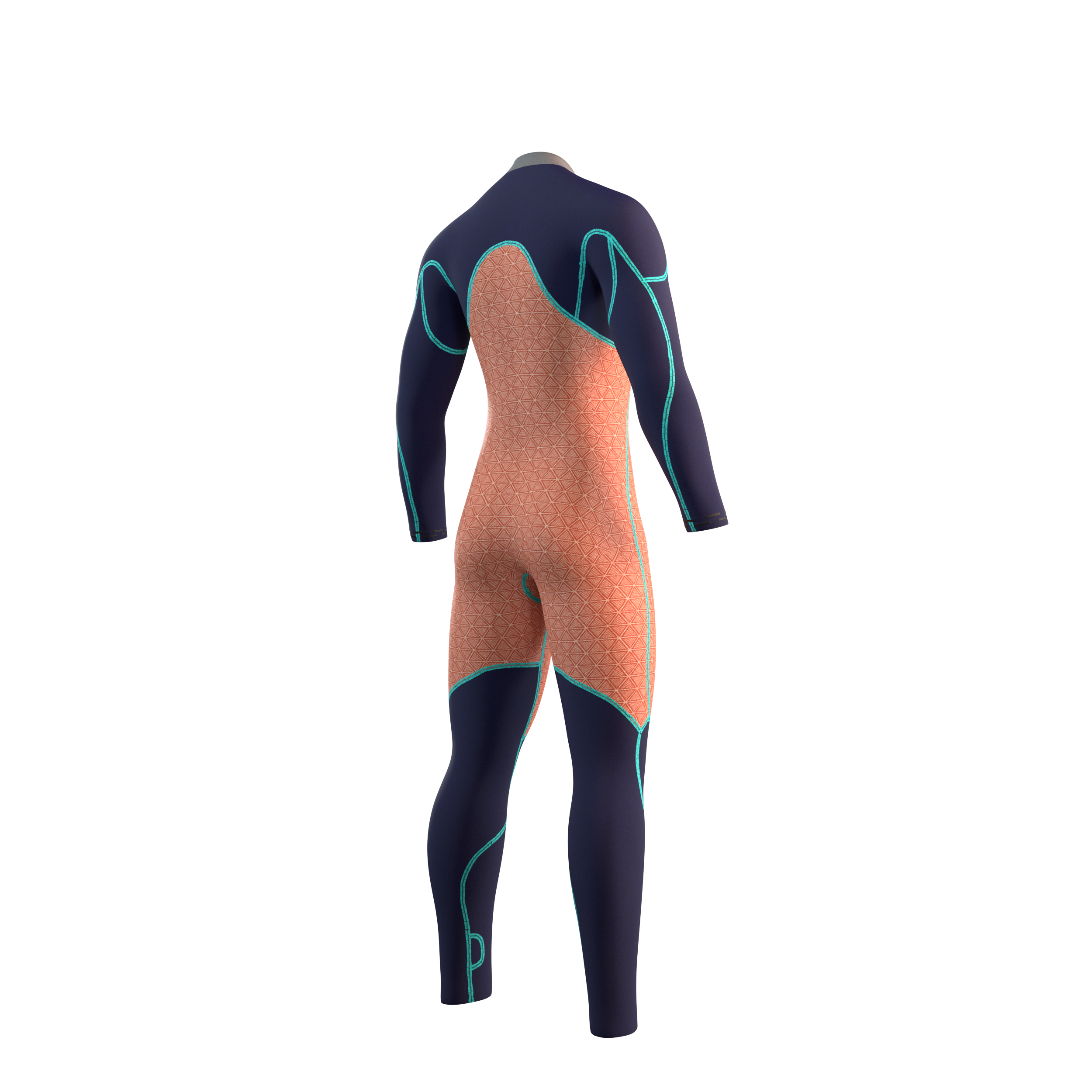 Mystic Majestic fullsuit wetsuit heren 5/4mm borstrits Cypress groen 10