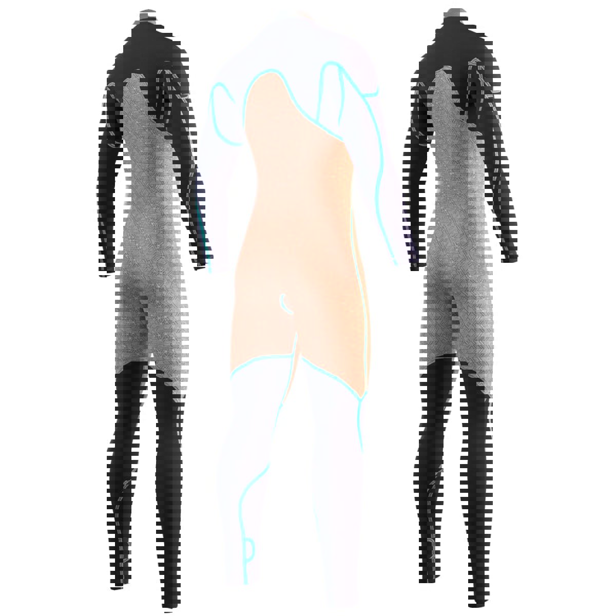 Mystic Majestic fullsuit wetsuit heren 5/4mm borstrits zwart 16