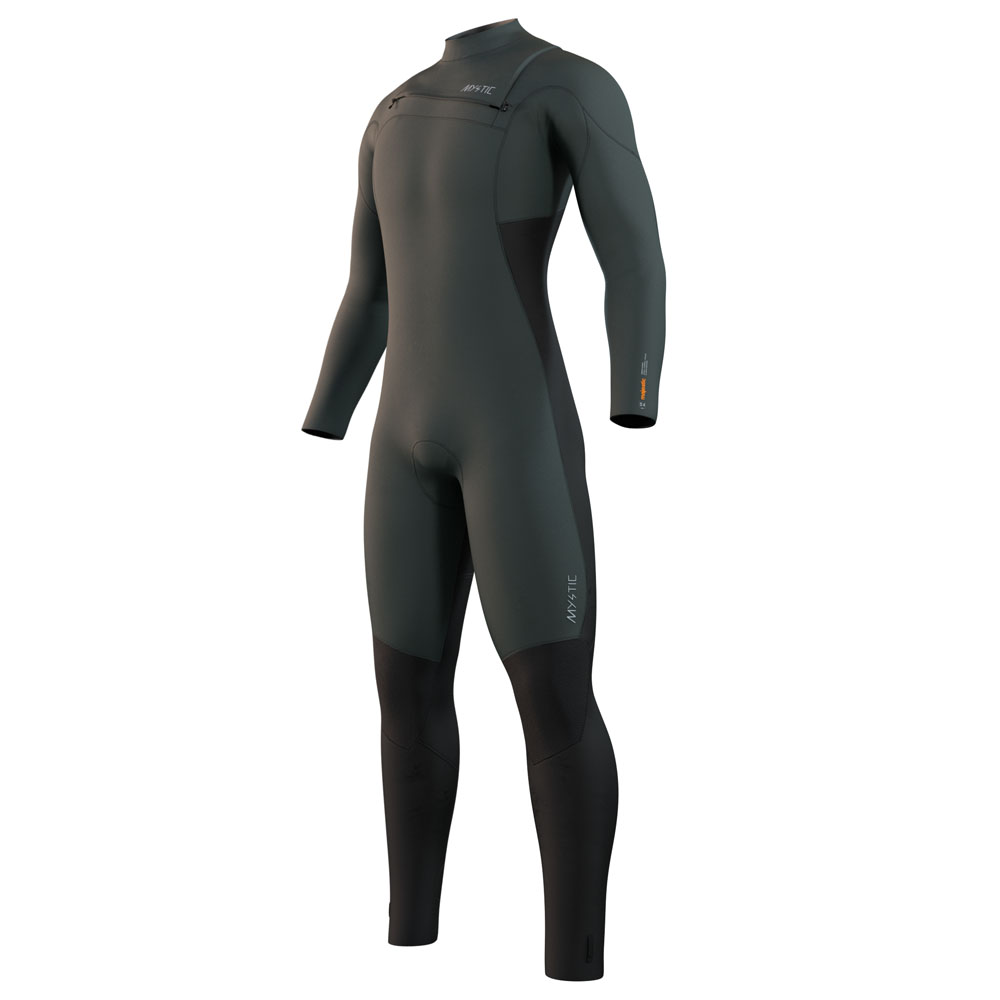 Mystic Majestic fullsuit wetsuit heren 5/4mm borstrits zwart 5