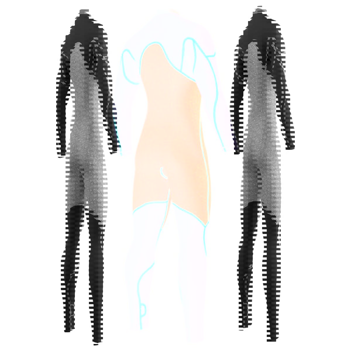 Mystic Majestic fullsuit wetsuit heren 5/4mm borstrits zwart 9