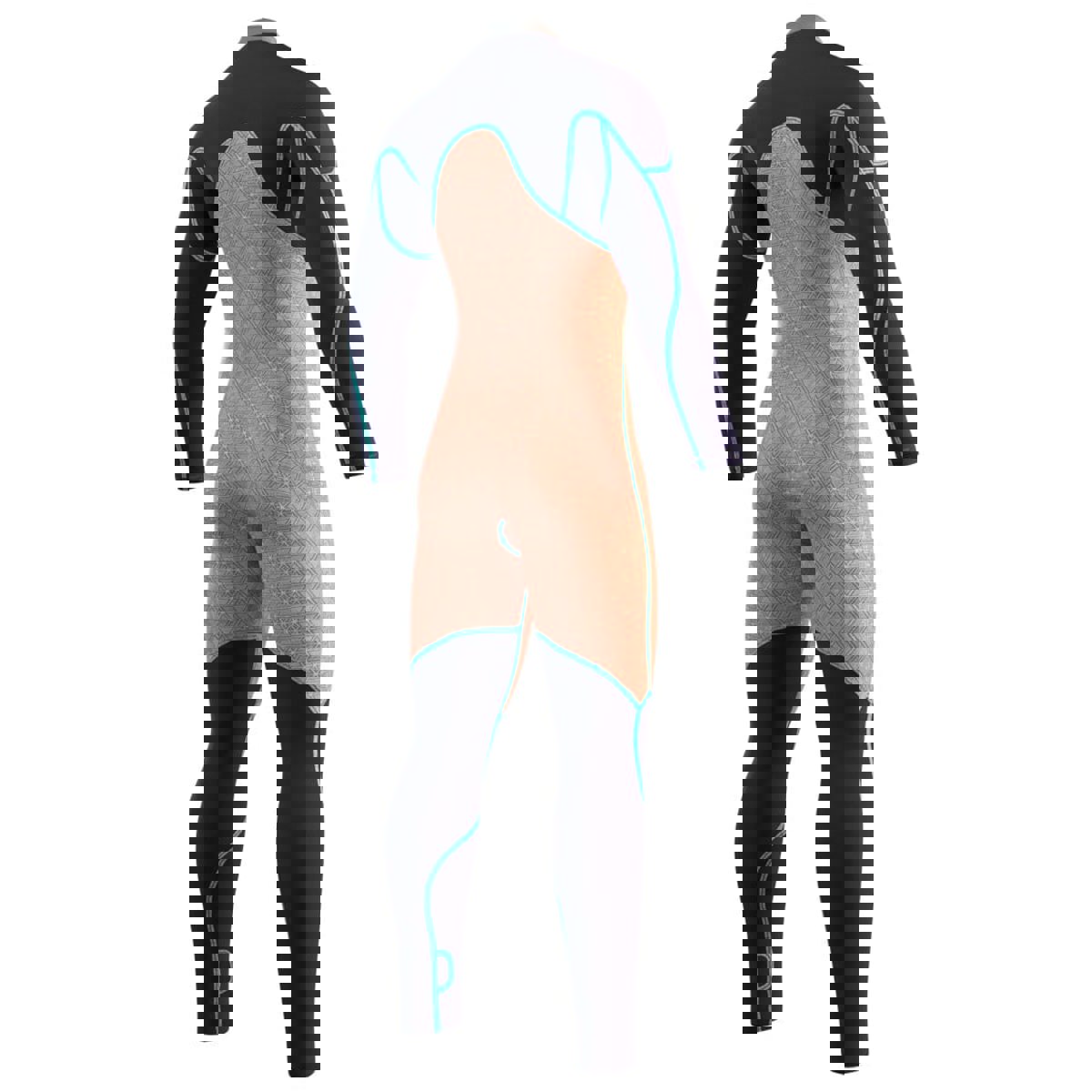 Mystic Majestic fullsuit wetsuit heren 4/3mm borstrits zwart 6