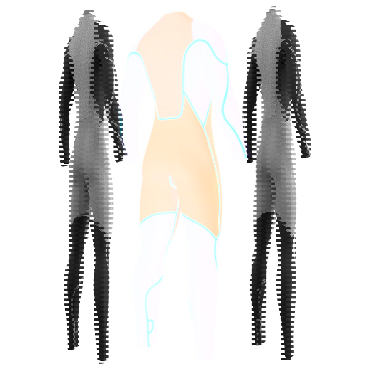 Mystic Majestic fullsuit wetsuit heren 5/4mm rugrits zwart 8