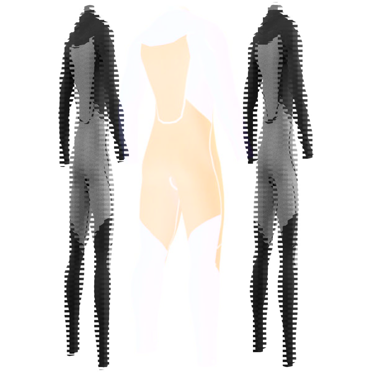 Mystic Marshall fullsuit wetsuit heren 5/3mm borstrits navy blauw / rood 9