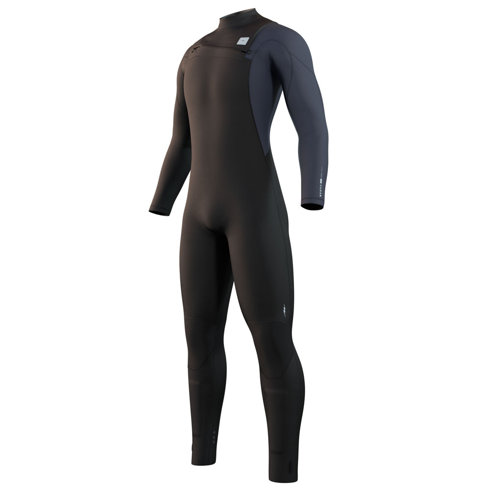 Mystic Marshall fullsuit wetsuit heren 4/3mm borstrits zwart foto 1
