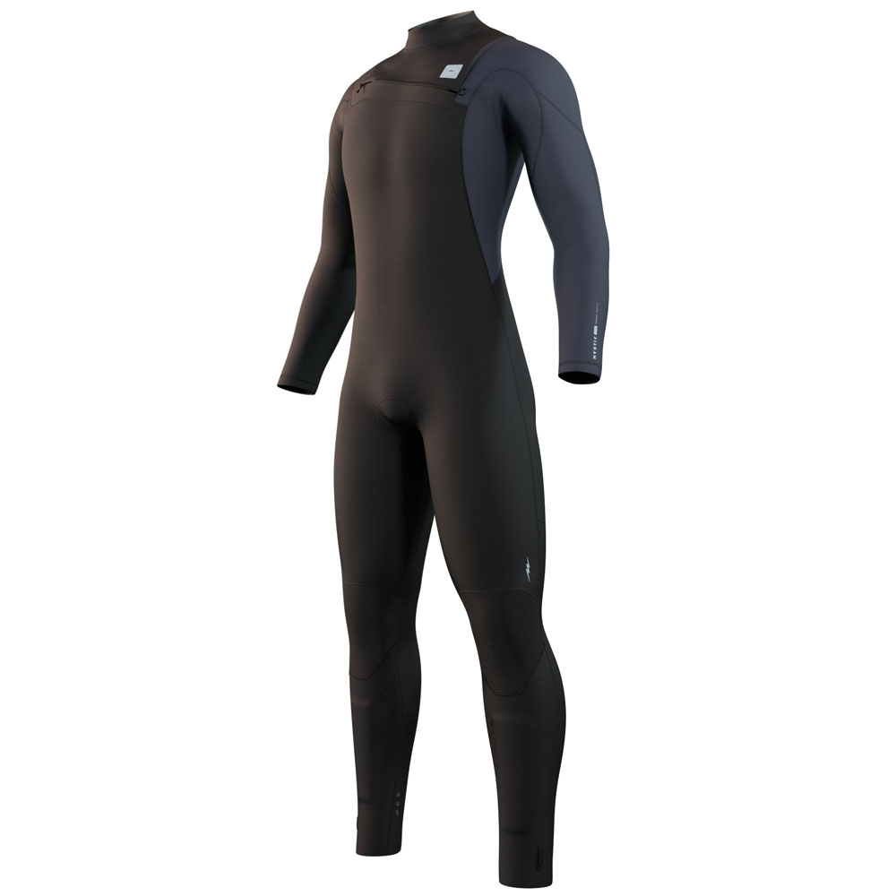 Mystic Marshall fullsuit wetsuit heren 3/2mm borstrits zwart foto 1