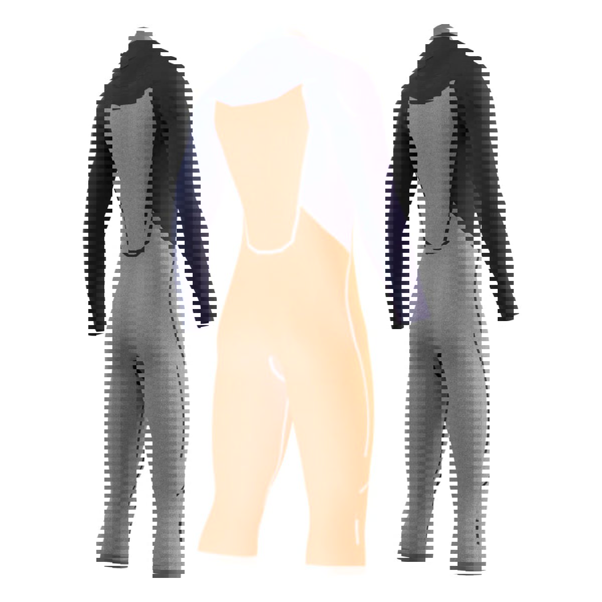 Mystic Marshall Longarm Shortleg 4/3mm heren borstrits zwart 9