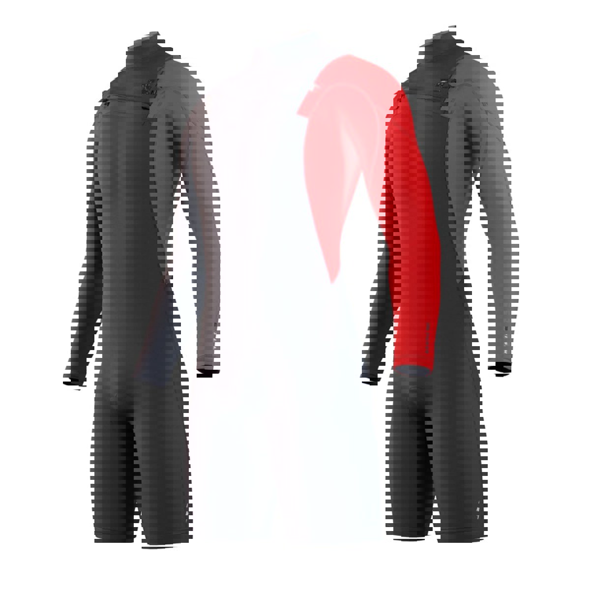 Mystic Marshall Longarm Shorty 3/2mm heren borstrits navy blauw / rood 7